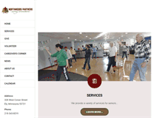Tablet Screenshot of northwoodspartners.org